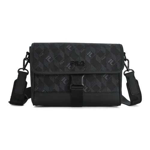 FILA Fabric Crossbody Bag Men's Black Gray