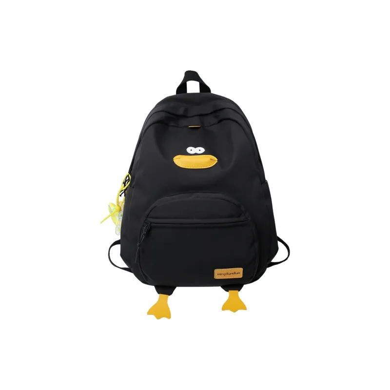 H YXIANG Nylon Backpack Regular Unisex Multicolor-3