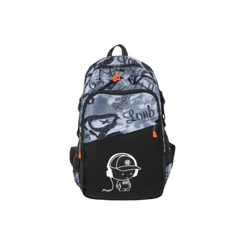 LUVISTRUE Nylon Backpack Computer Backpack Regular Unisex Multicolor