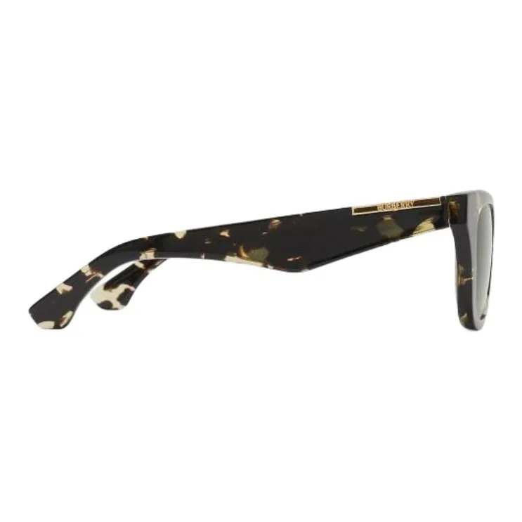 Burberry Acetate Metal Irregular Shape Sunglasses Men's Brown-1