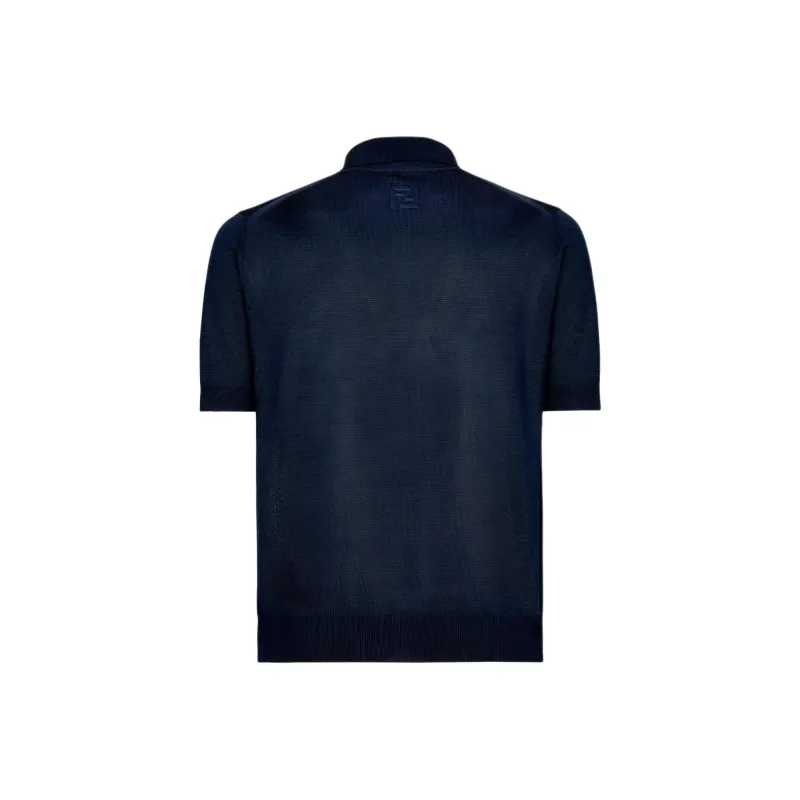 FENDI SS25 Polo Shirt Men's Blue-1
