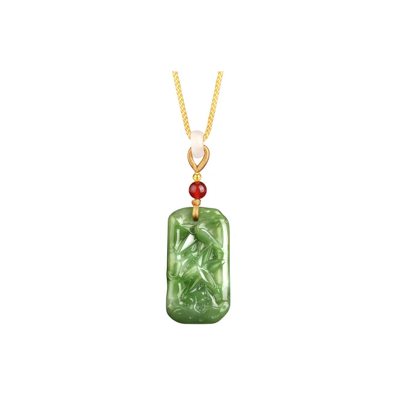 Di Su Xing Hetian Jade Pendants White Jade Women's-0