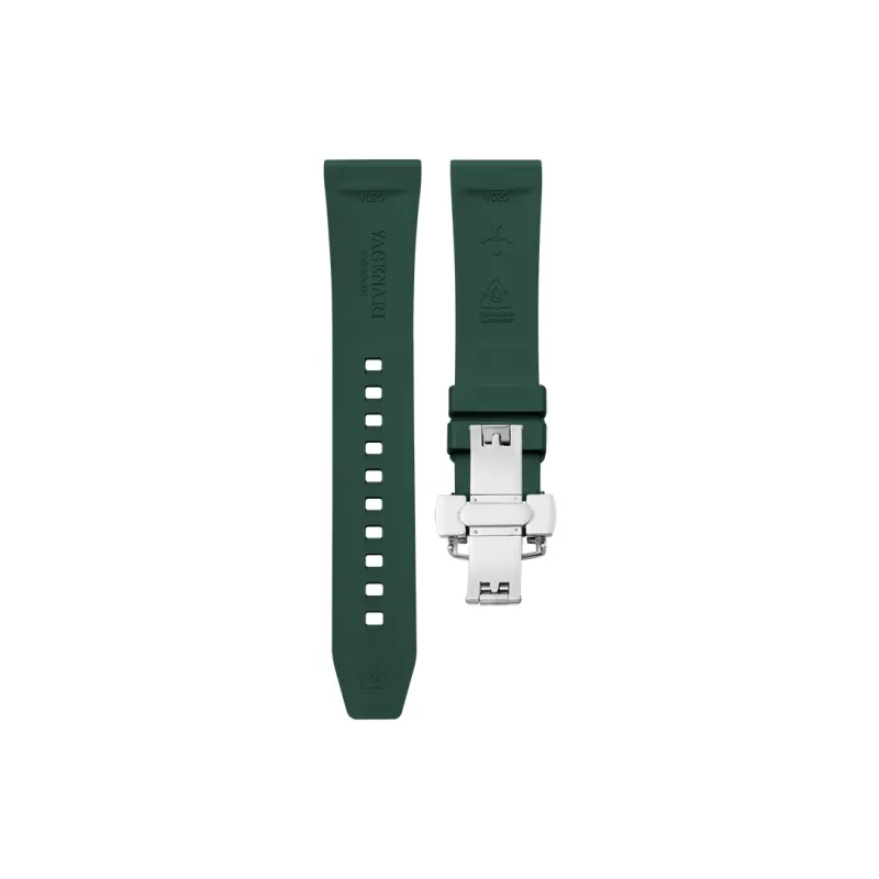 VAGENARI Watch Bands High-End Fluoroelastomer Flat Head All Sizes 18 19 20 21 22 23 24mm Unisex-23