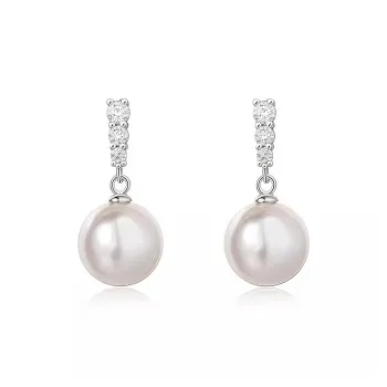 KING OF BLING 925 Sterling Silver Stud Earrings Women's
