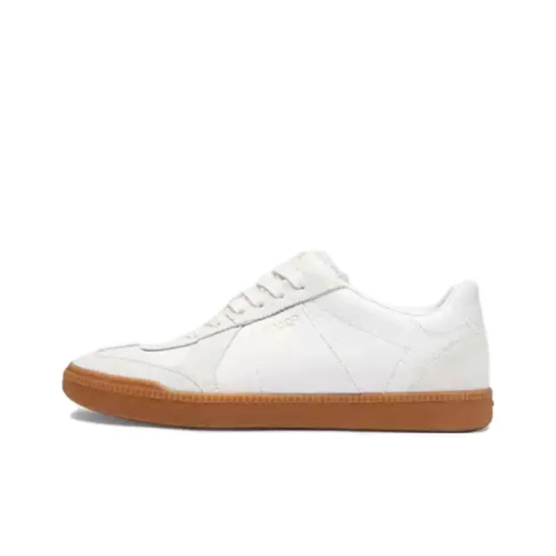 COACH Ellis Low Top Skateboard Shoes Women's White-0