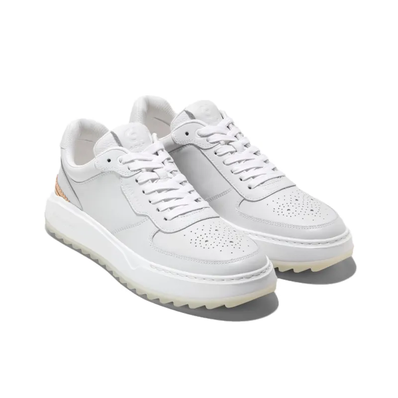 COLE HAAN Abrasion Resistant Slip Resistant Low Top Casual Shoes Men's White Box-1