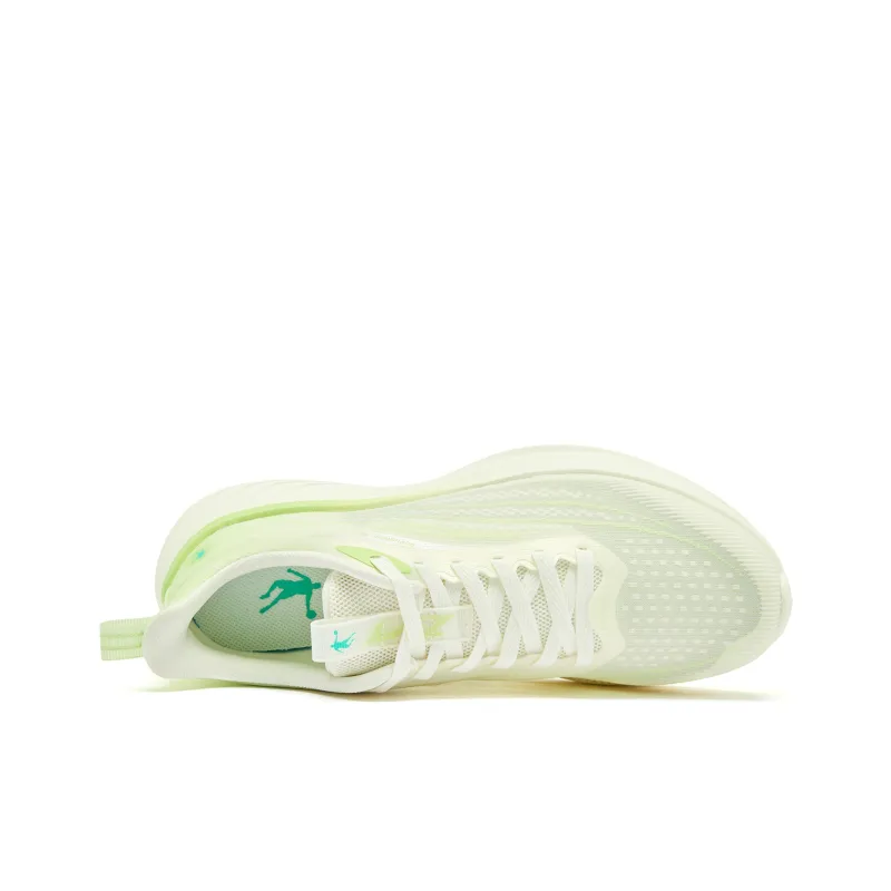 QIAODAN Cushioned Slip Resistant Abrasion Resistant Low Top Casual Running Shoes Men's Green-3