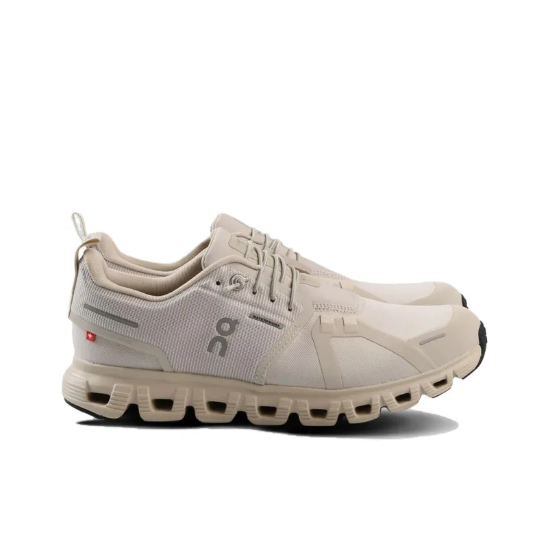 On Running Cloud 6 Waterproof Pearl Cream Women's-1