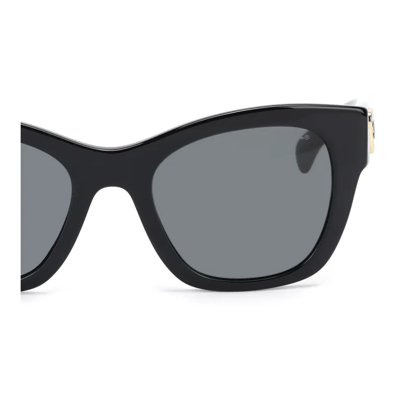 CHANEL Plate Frame Square Sunglasses Unisex-1