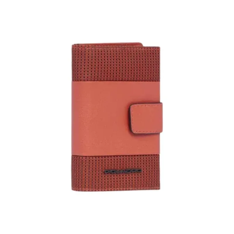 PIQUADRO Fabric Card Holder Men's Orange-0