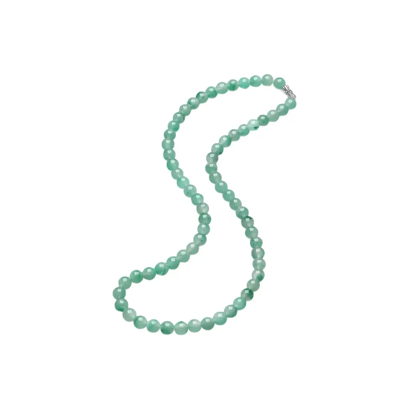 Cuiya Golden Building Dulong Jade Necklaces Women's-7