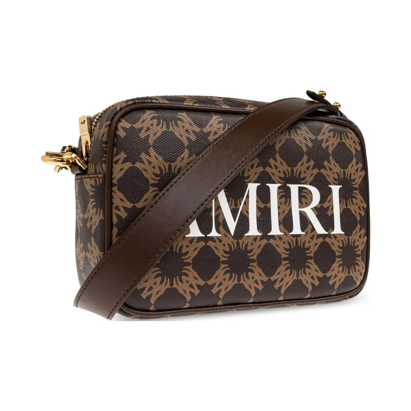 AMIRI Cotton Crossbody Bag, Shoulder Bag Men's Umber-1