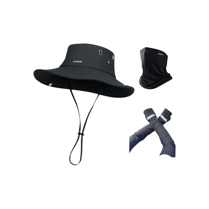 Warrior Cotton Bucket Hats Unisex-13