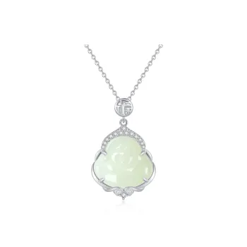 Di Su Xing Pendants White Jade Women's