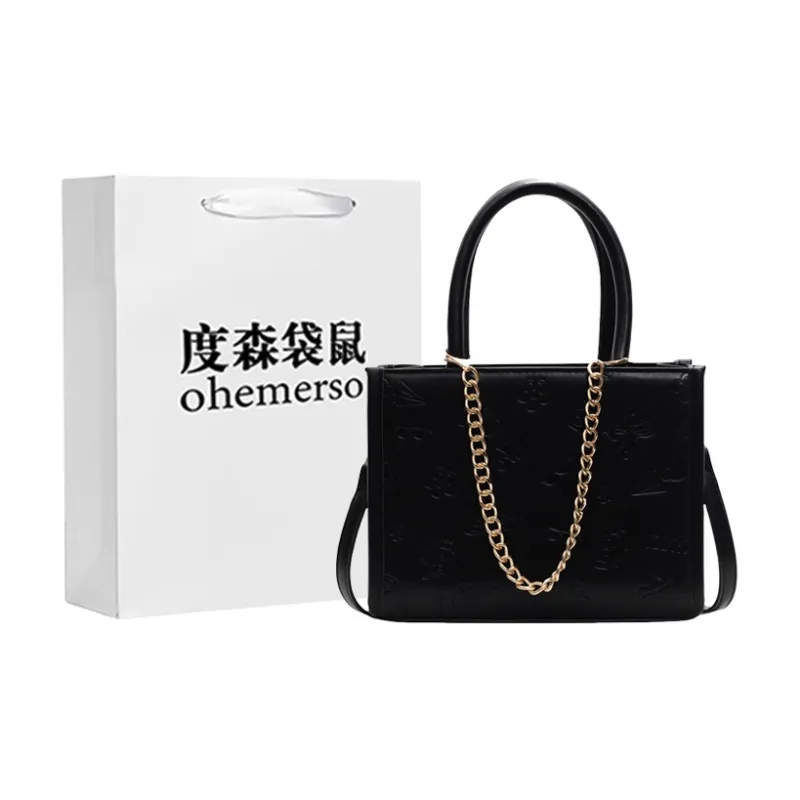 Dusen Kangaroo PU Handbag Women's Multicolor-5
