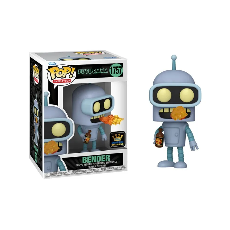 Funko 'Fly Out A Future' Bender Glow in The Dark Version Chibi Figures-2