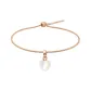 Natural Mother of Pearl Heart Pendant+Snake Chain