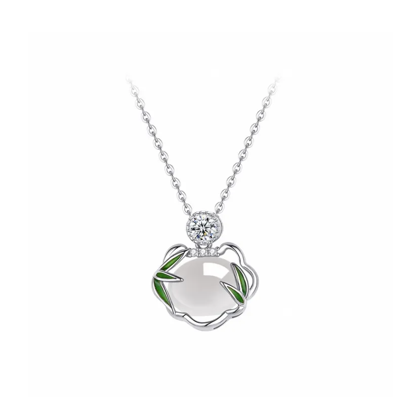 Ancient Jewelry Chalcedony Necklaces Women's-0