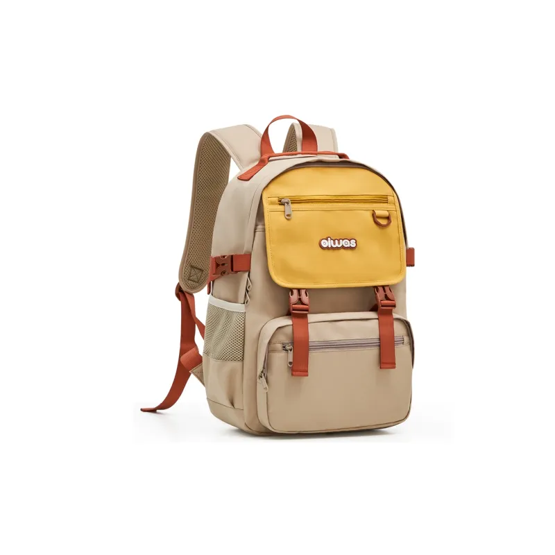 OIWAS Fabric Backpack Regular Unisex Multicolor-33