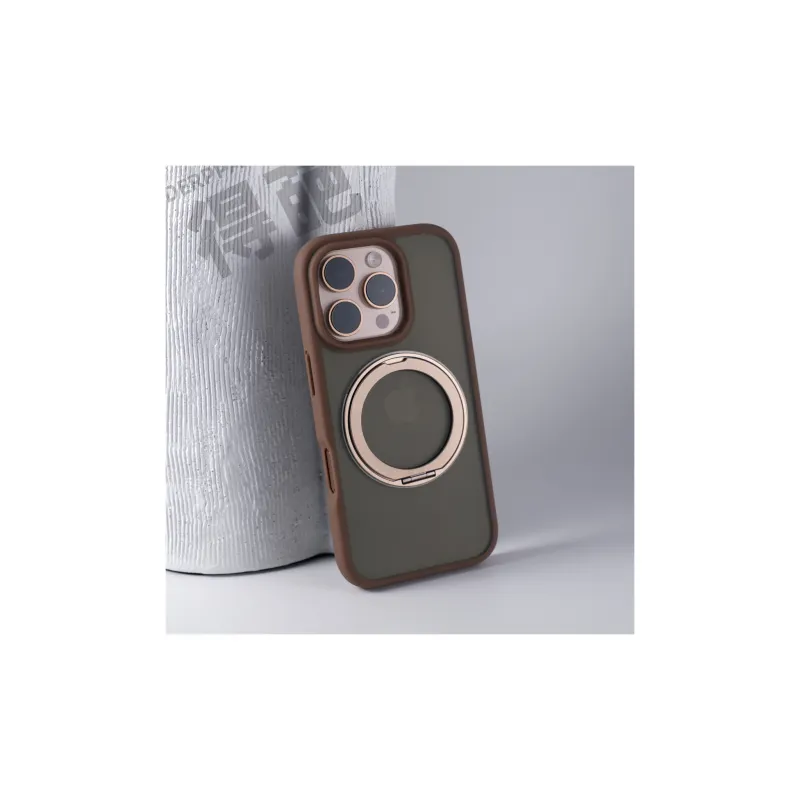DEPA PC Material Soft Frame Color Blocking Stand Magnetic Phone Cases Compatible With Apple 14 16 Collection-2