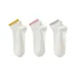 [3 Pack/Fabric Label Boneless 100% cotton]Yellow+Pink+Purple