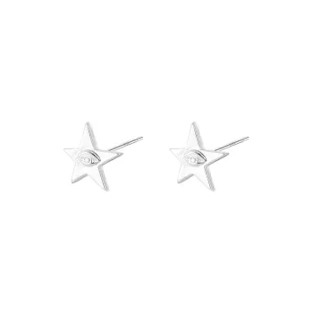 EAR PARTNER 925 Sterling Silver Stud Earrings Unisex