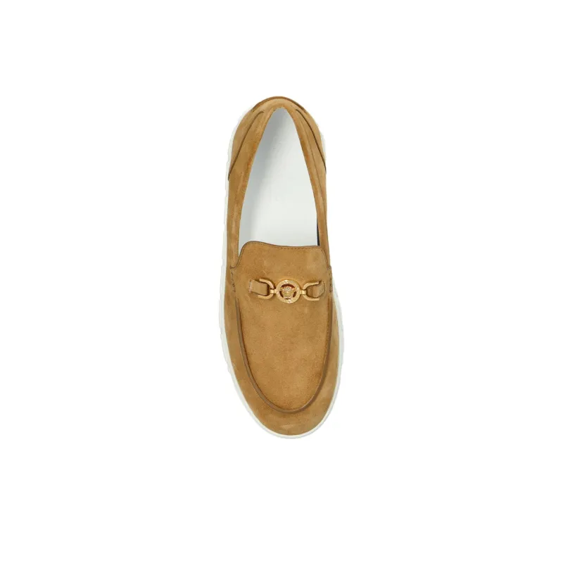 VERSACE Loafers Men Brown-3
