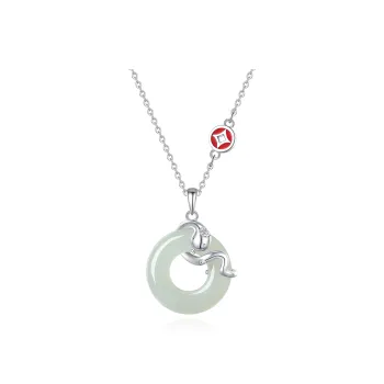 Di Su Xing Pendants White Jade Women's