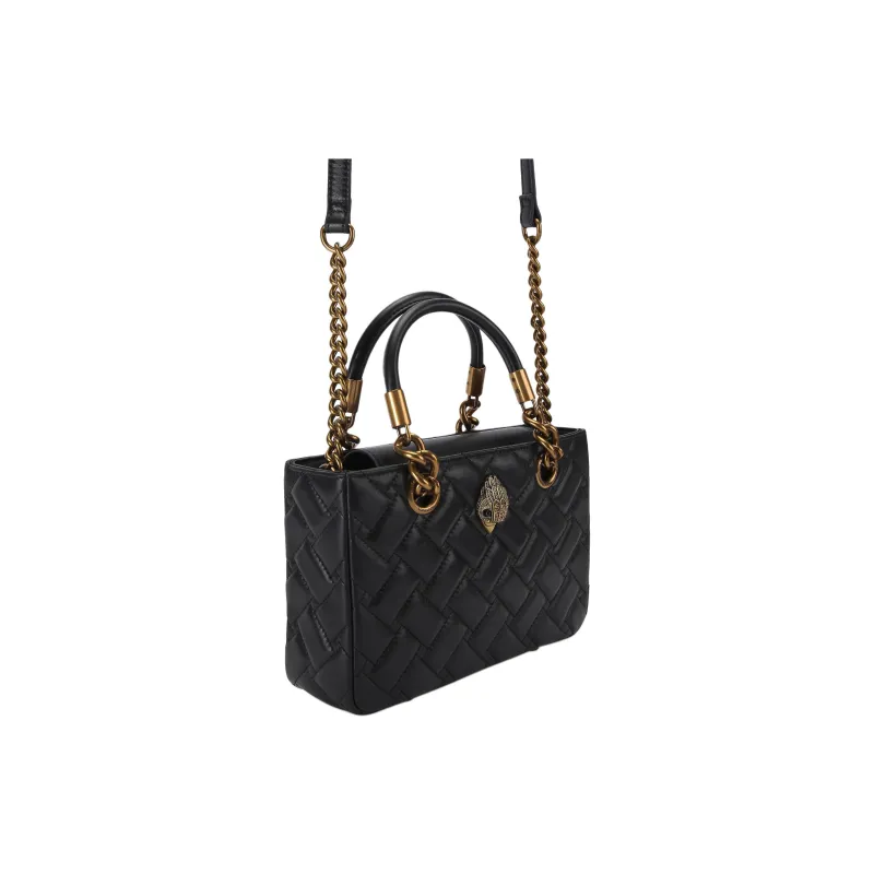 Kurt Geiger London Kensington Lambskin Tote Bag Shopping Bag Shoulder Bag Crossbody Bag Handbag Women's Black-1