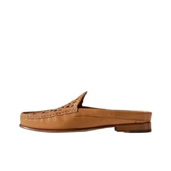 Hereu Closed Toe Slippers Women's Camel Brown