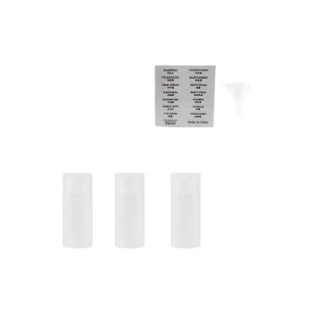 JIAOXUEFEI 15ML Tube Flap Dispenser Combo 3 Pack Travel Portable Refillable Cosmetics Bottle