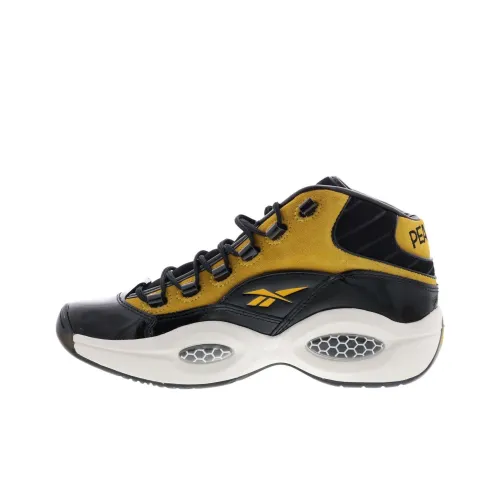 Question Bait X Peanuts X Reebok Mid 'Black Boldly Yellow'