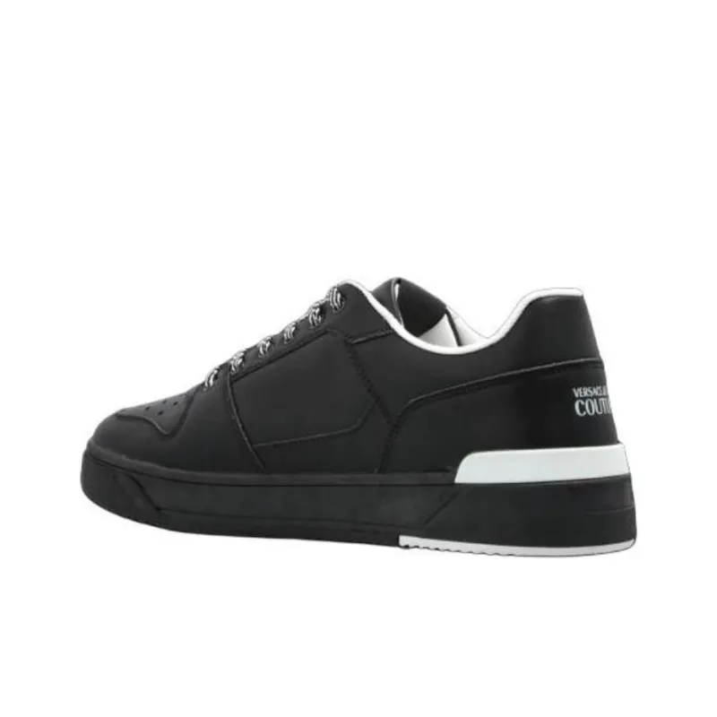 VERSACE JEANS COUTURE Low Top Skateboard Shoes Men's Black-3