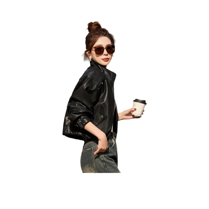 Fele.d Leather Jackets Women's-9