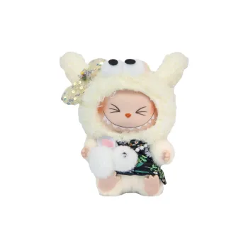 [Modified Doll] POP MART Labubu THE MONSTERS Sitting Party Collection Sweet Style Confirmed Hang Tag Box 15cm