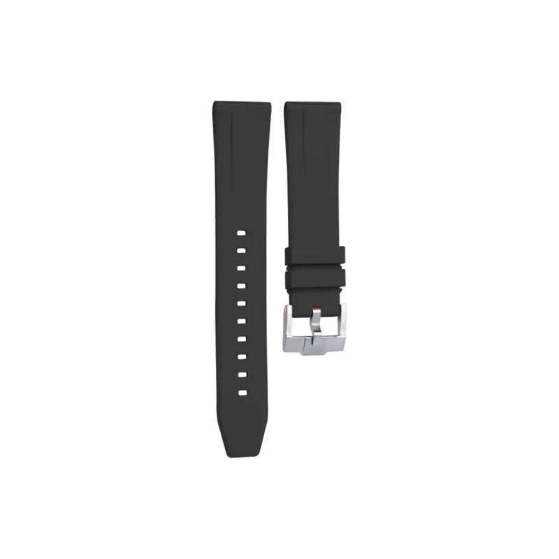 VAGENARI Watch Bands High-End Fluoroelastomer Flat Head All Sizes 18 19 20 21 22 23 24mm Unisex-0