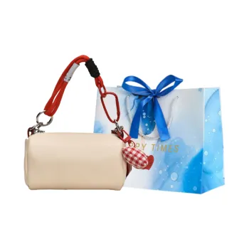 ROUNDOT PU Handbag Regular Women's White/Black/Pink/Red