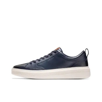 COLE HAAN Lightweight Low Top Skateboard Shoes Men's Navy Blue