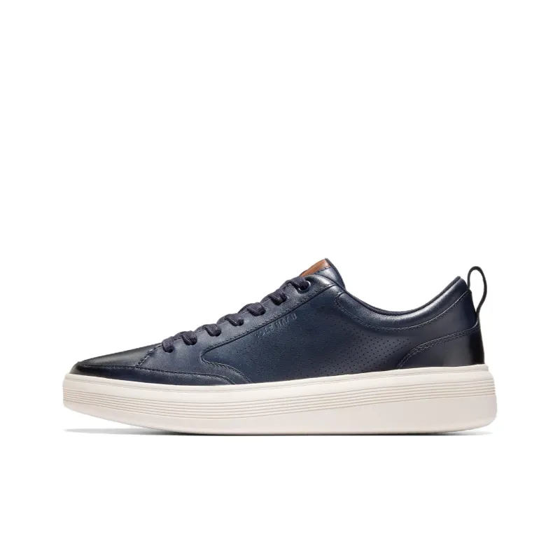 COLE HAAN Lightweight Low Top Skateboard Shoes Men's Navy Blue-0