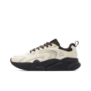 PEAK Shock Absorbers With Slip Resistant And Abrasion Resistant Properties Low Top Casual Shoes Women's Beige Brown
