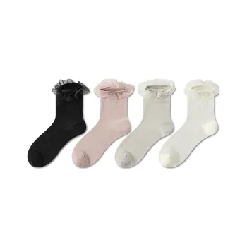 AUGUST Mid Calf Socks Women's 4 Pack