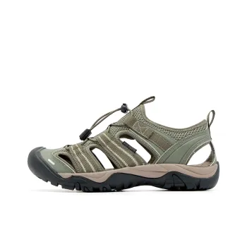 QIAODAN Abrasion Resistant Slip Resistant River Trekking Shoes Men's Green