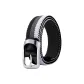 Round Buckle Black Gray White