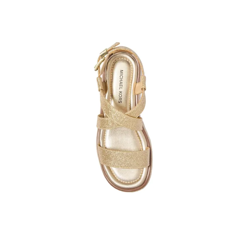 MICHAEL KORS Lynne Strap Sandals 4.4cm Women's Gold-2