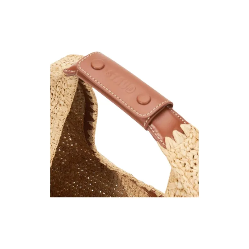 Staud Raffia Crescent Bag Handbag Tubas Women's Natural-2
