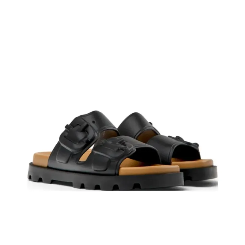 CAMPER EVA Slip Resistant Abrasion Resistant Slide Slippers Women's Black-1