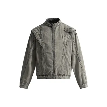 GWAF Denim Jackets Unisex Gray