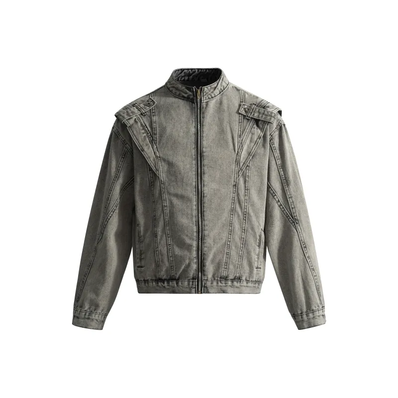GWAF Denim Jackets Unisex Gray-0