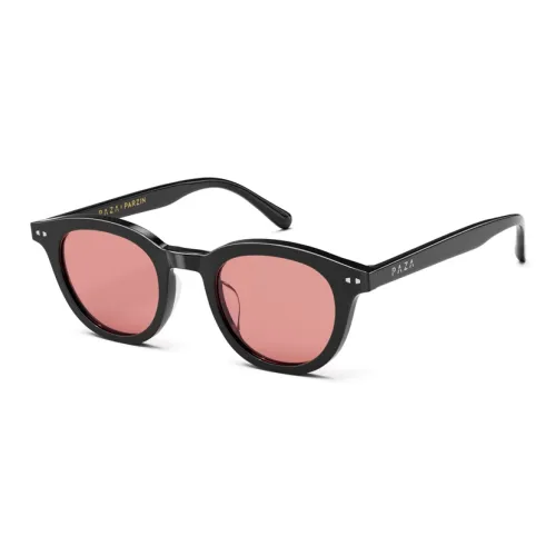 PARZIN Plate Frame Round Sunglasses Unisex