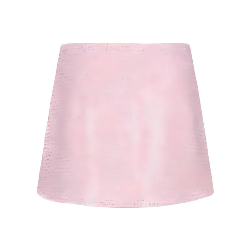 URBAN REVIVO Casual Short Skirts Women's Pink-1